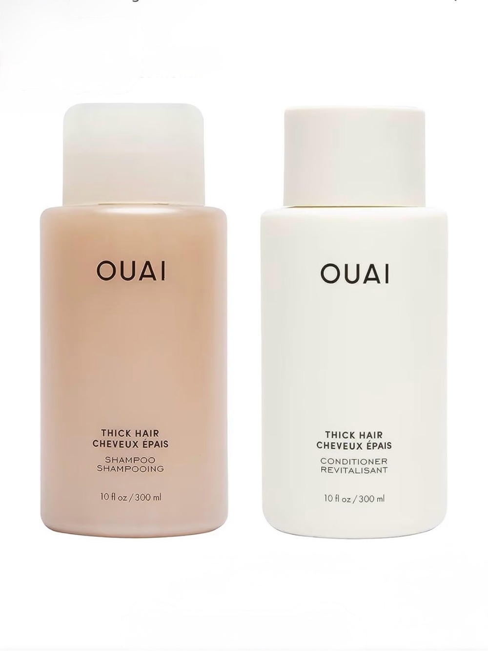 OUAI Thick Hair Shampoo & Conditioner Set